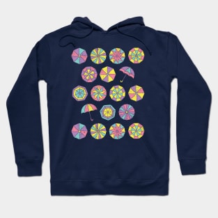 Summer vacation. Umbrella pattern (funny) Hoodie